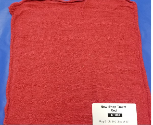 New Shop Red Shop Towels-Bag of 100 - Erie Cotton